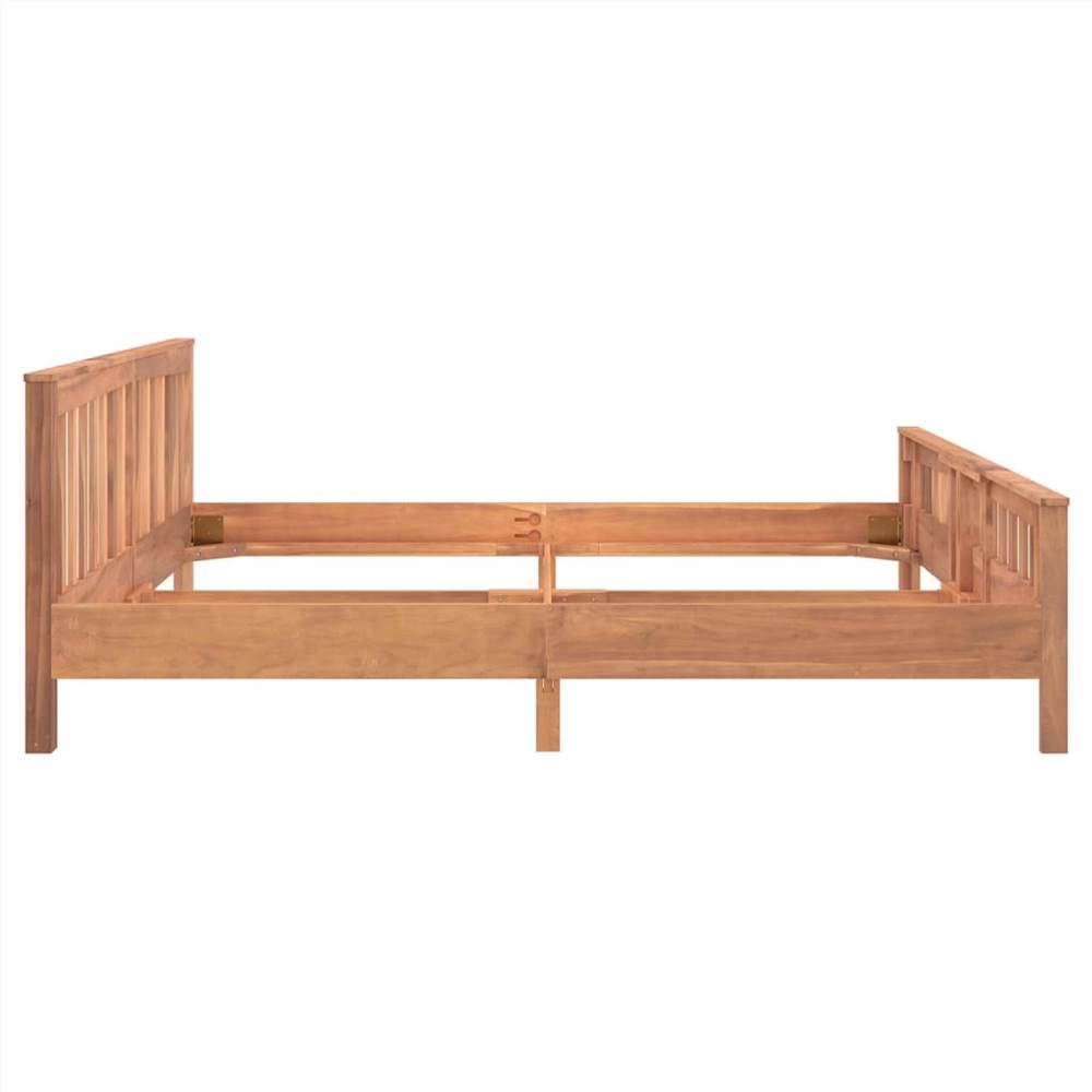 Bed Frame Solid Teak Wood 200x200 cm
