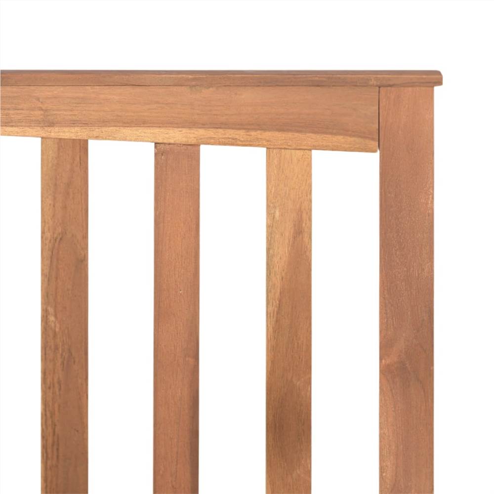 Bed Frame Solid Teak Wood 200x200 cm
