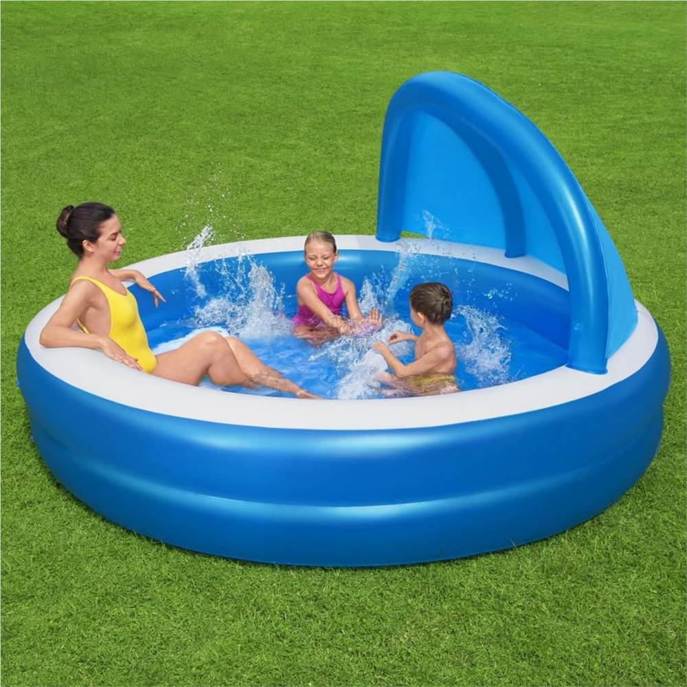 Bestway Swimming Pool with Sunshade Summer Days 241x140 cm