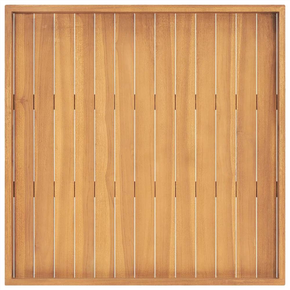 Serving Tray 70x70 cm Solid Teak Wood