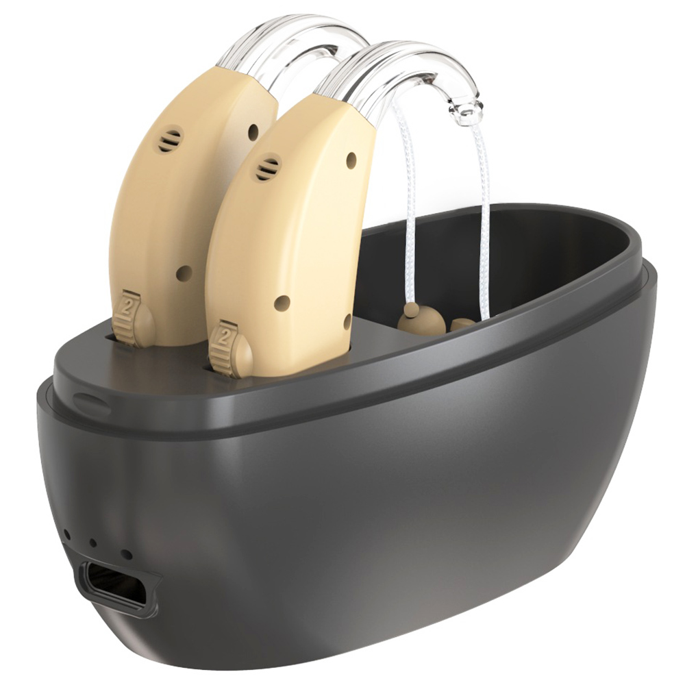 Tragbares Mini-Hörgerät zur Rauschunterdrückung, Lautstärkeregelung, Ohrschallverstärker, ungiftige Hörgeräte mit geringer Leistung