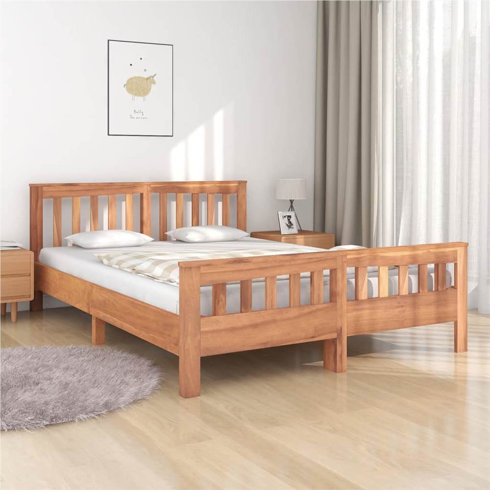 

Bed Frame Solid Teak Wood 140x200 cm