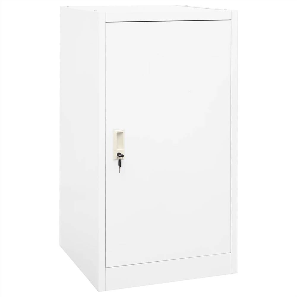 Saddle Cabinet White 53x53x105 cm Steel