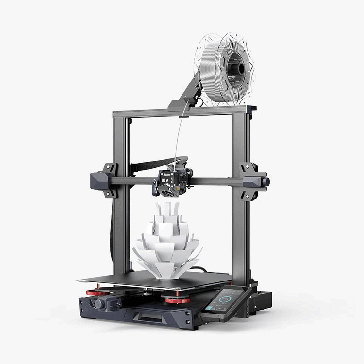 Creality Ender-3 S1 Plus 3D Printer, Sprite Dual-gear Direct Extruder, CR-Touch Auto Leveling, Dual Z-axis Sync,  4.3in Touchscreen, 300*300*300mm