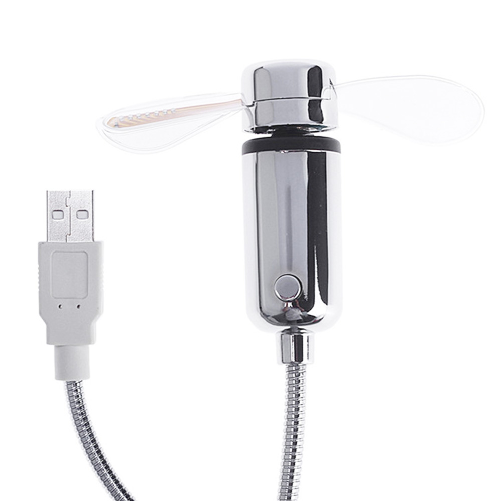 Intelligent USB Clock Fan Serpentine Fan