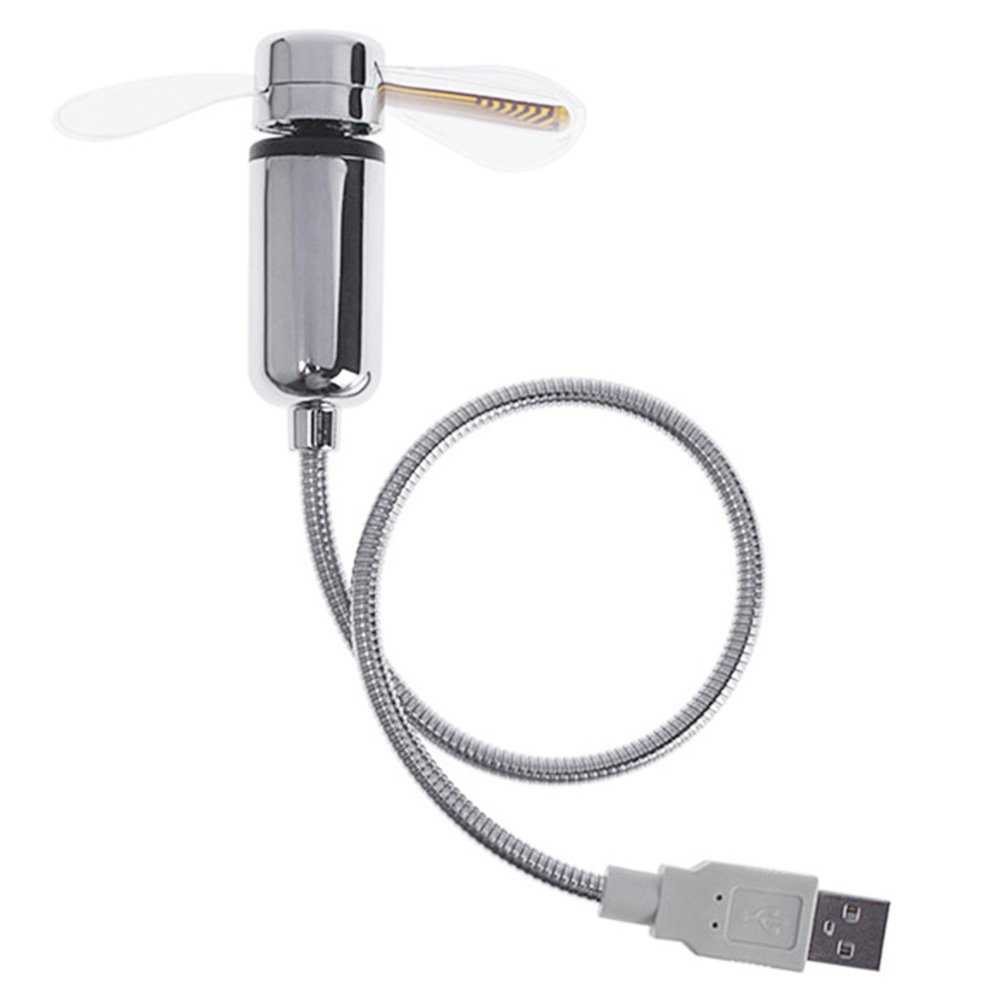 Intelligent USB Clock Fan Serpentine Fan