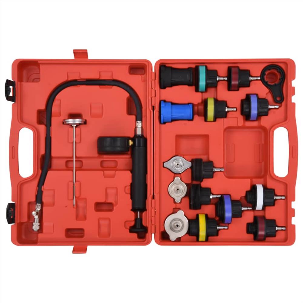 18 Piece Cooling System & Radiator Cap Pressure Tester