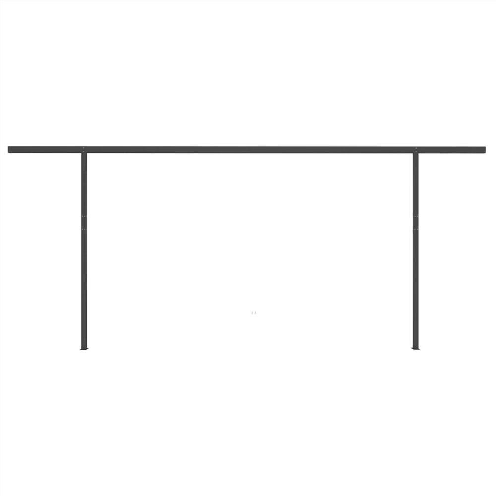 Automatic Awning with LED & Wind Sensor 5x3 m Cream