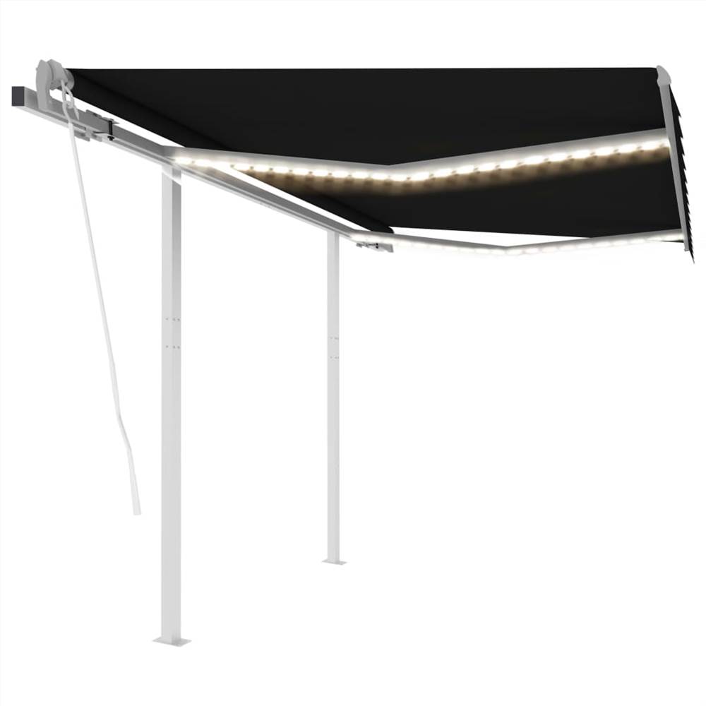 

Automatic Awning with LED&Wind Sensor 3x2.5 m Anthracite