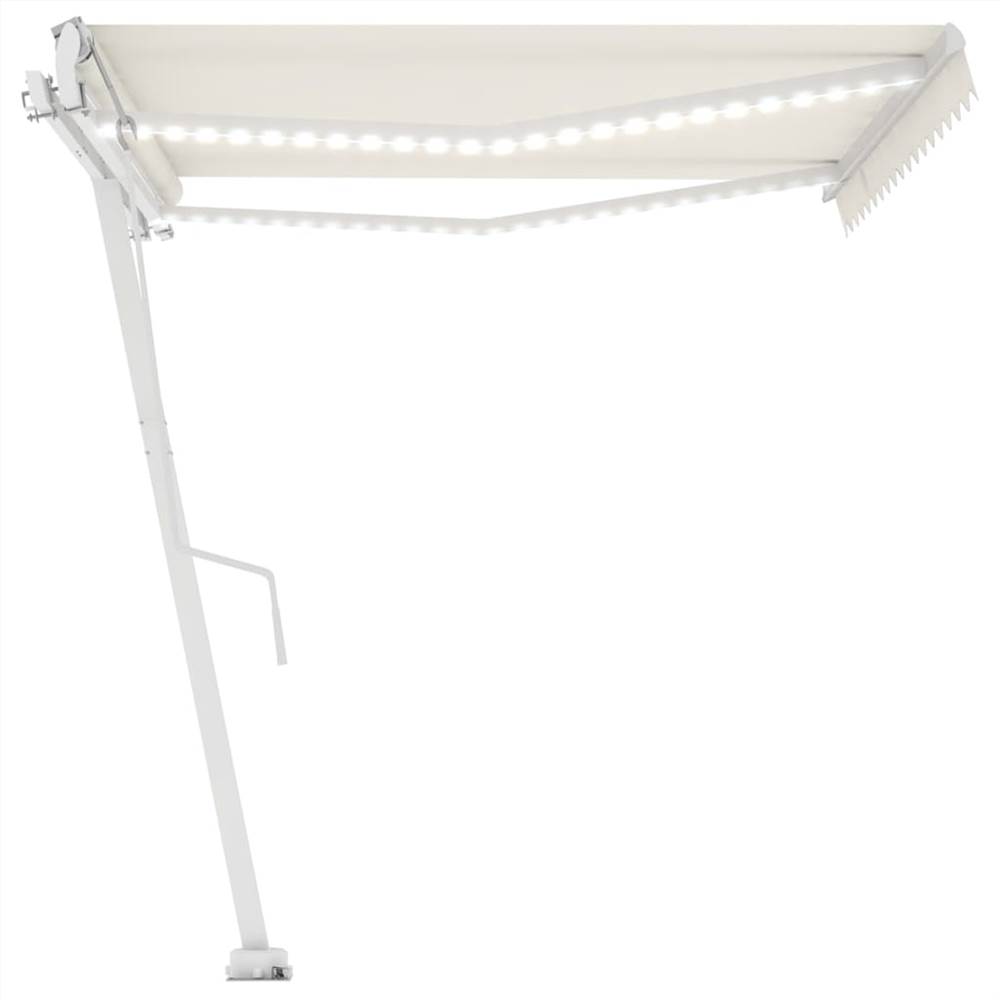 

Automatic Awning with LED&Wind Sensor 450x300 cm Cream