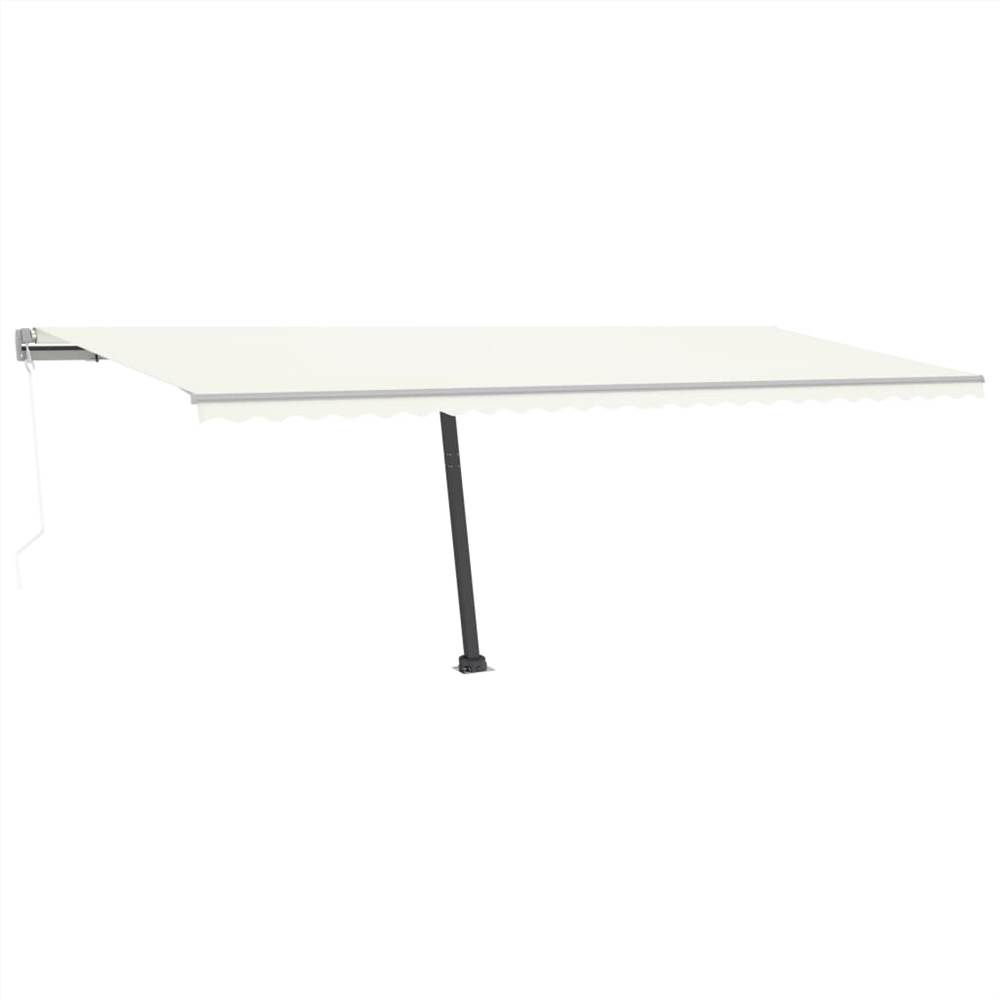 Automatic Awning with LED&Wind Sensor 600x300 cm Cream