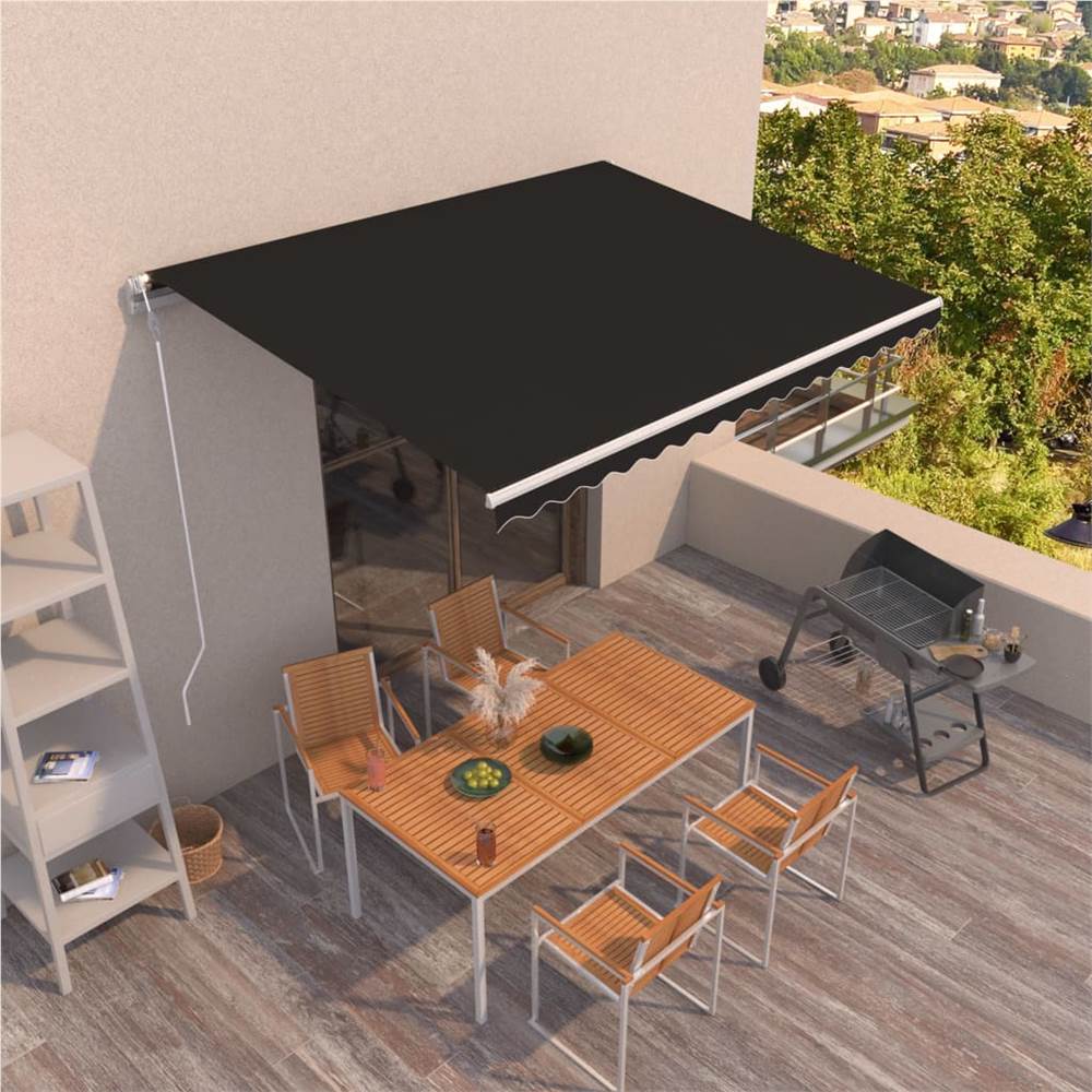 

Automatic Retractable Awning 400x350 cm Anthracite