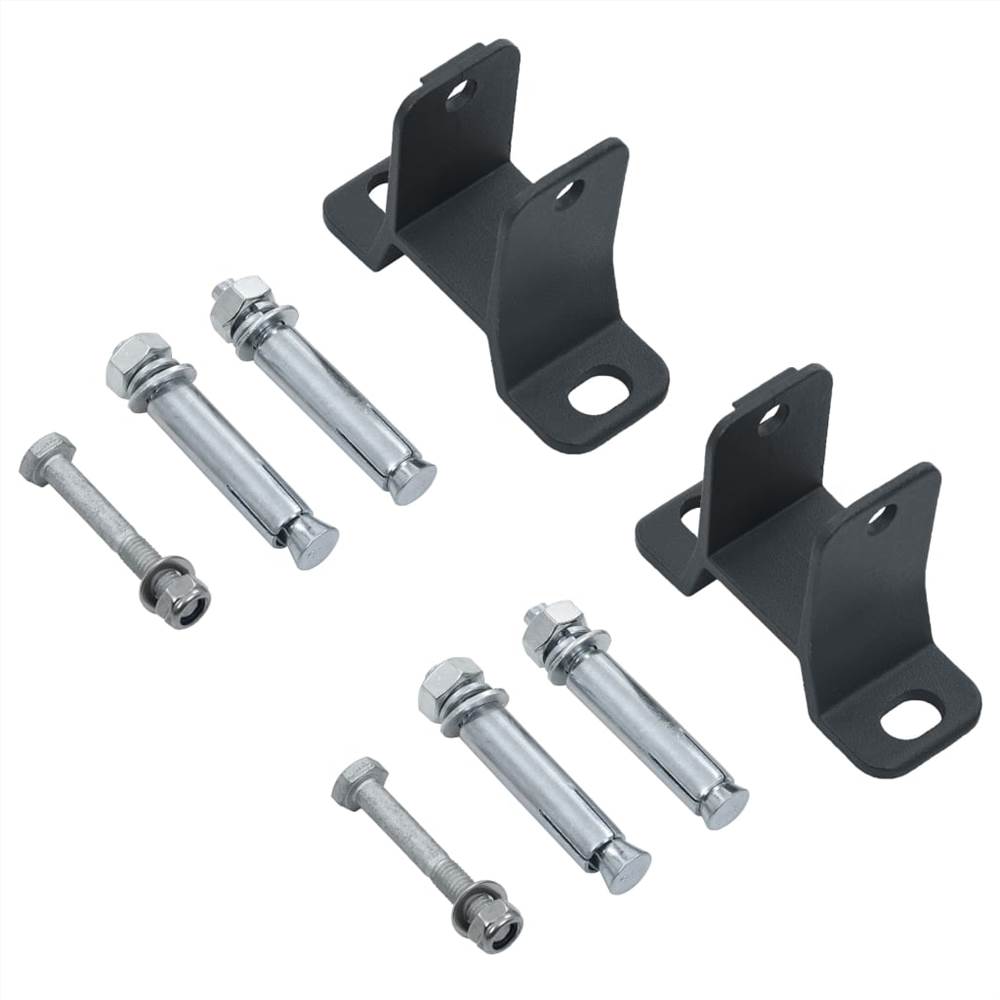 Automatic Retractable Awning with Posts 5x3.5 m Anthracite