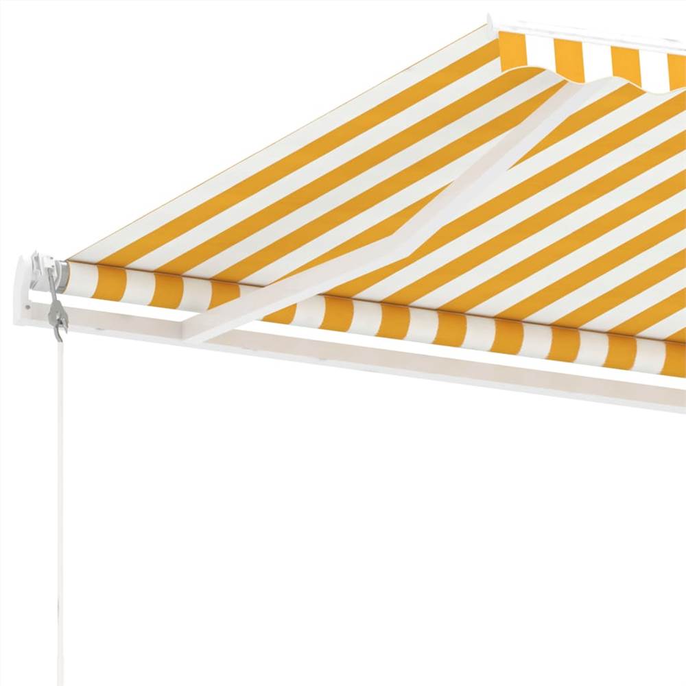 Freestanding Automatic Awning 350x250cm Yellow/White