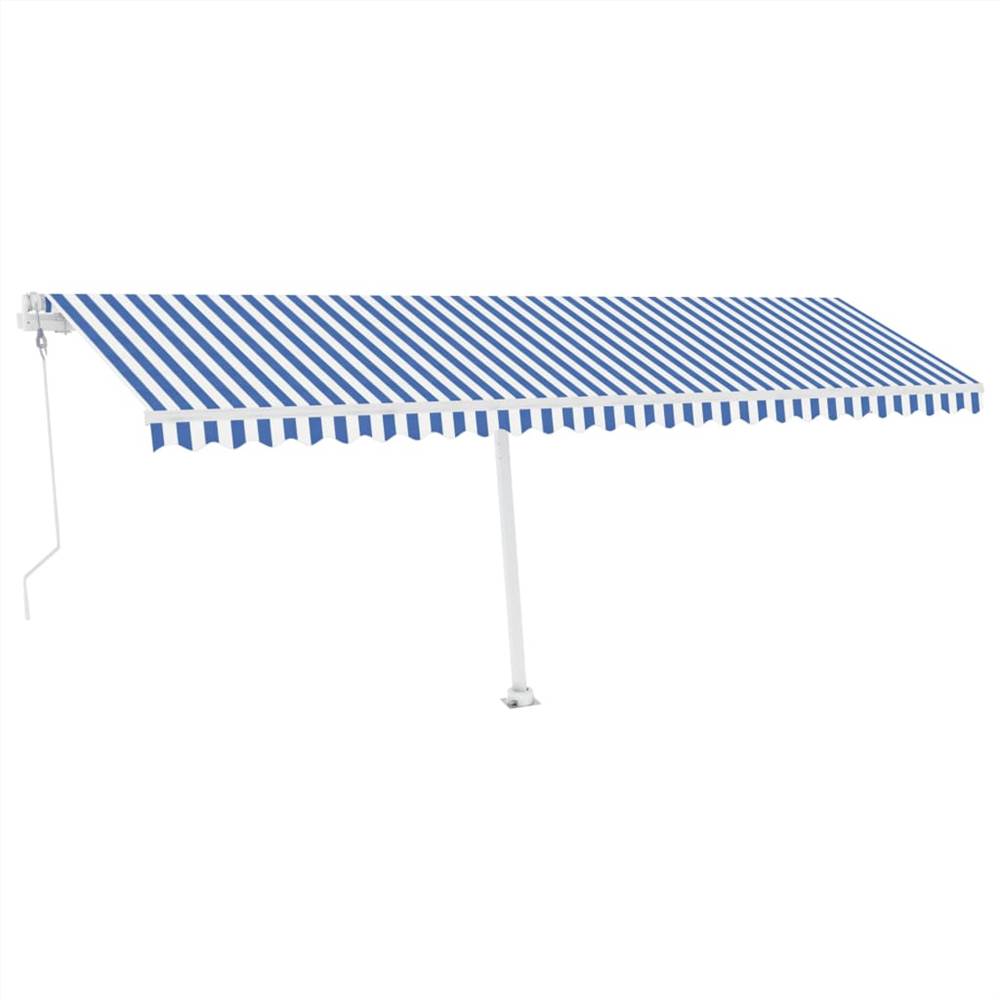 

Freestanding Automatic Awning 600x300cm Blue/White