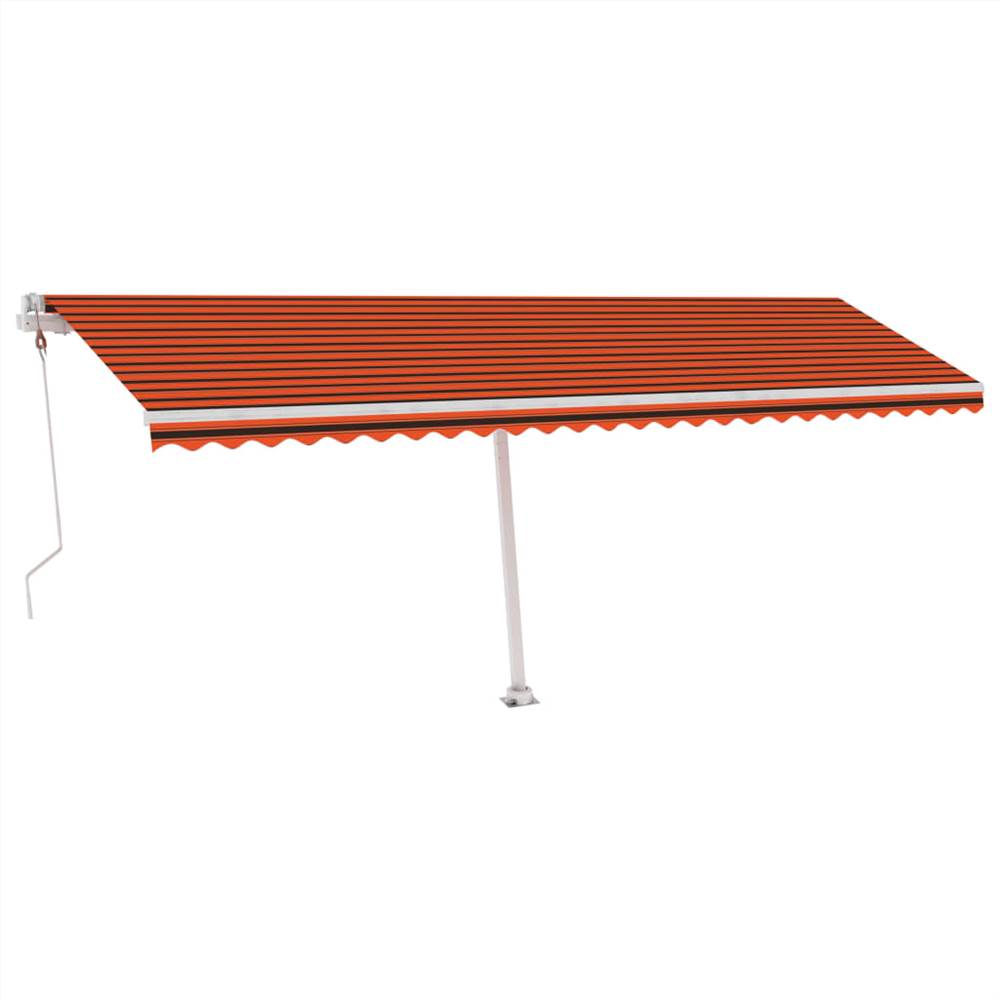 

Freestanding Automatic Awning 600x300cm Orange/Brown