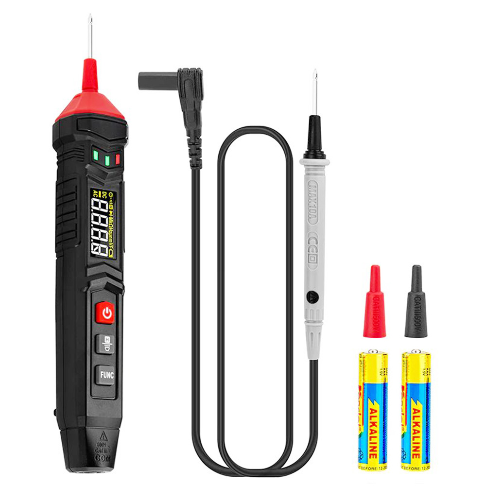 KAIWEETS ST120 Smart Pen Multimeter Digital Voltage Tester DC/AC Non-Contact Voltage Tester med Smart Auto Mode