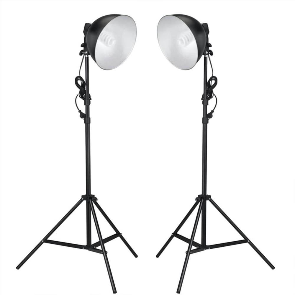 Photo Studio Kit with Lights. Backdrop and Reflector