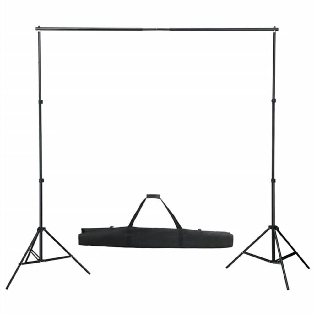 Photo Studio Kit with Lights. Backdrop and Reflector