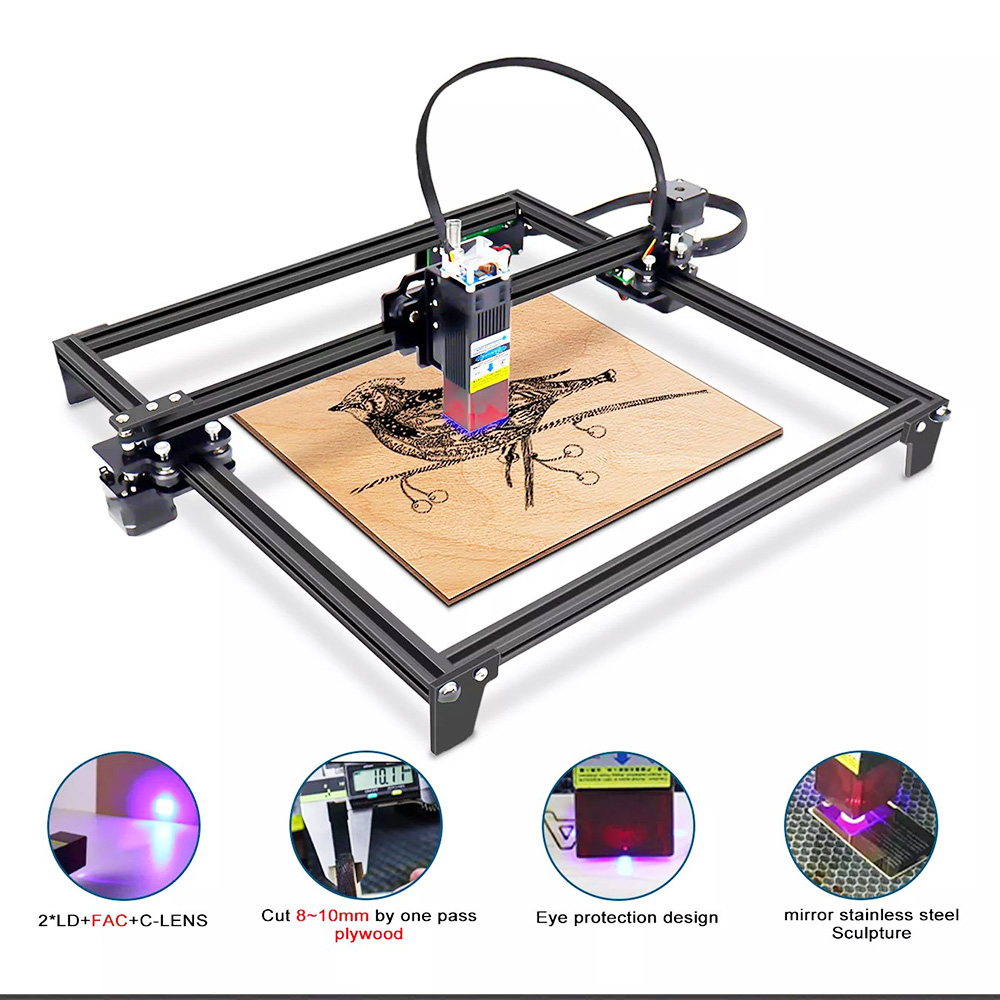 ZBAITU M37 FF80 10W CNC Laser Engraving Cutting Machine