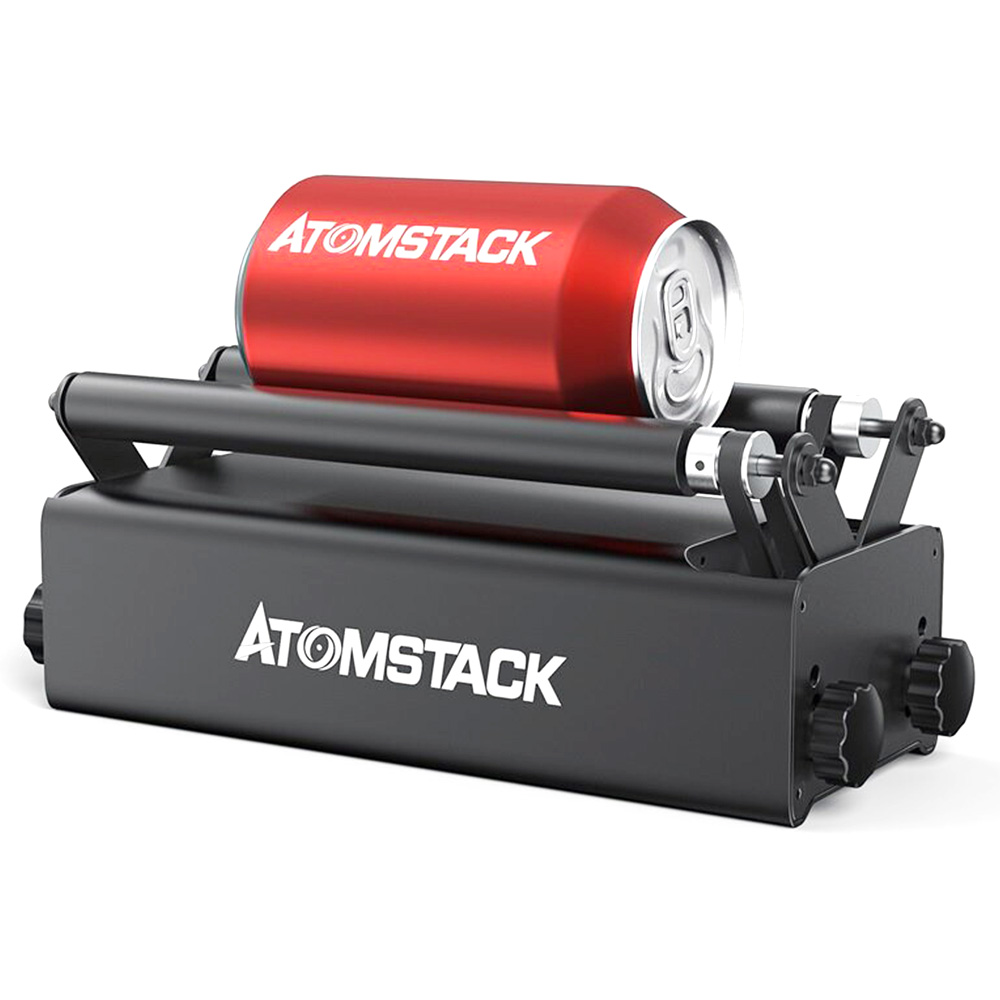 ATOMSTACK R3 Roller Laser 360 Degree Rotating Engraver Angle Adjustable Engraving Cylindrical Objects Cans for Atomstack Neje