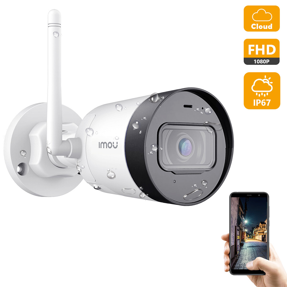 IMOU Bullet Lite Video Monitor IP67 Weatherproof Outdoor Camera