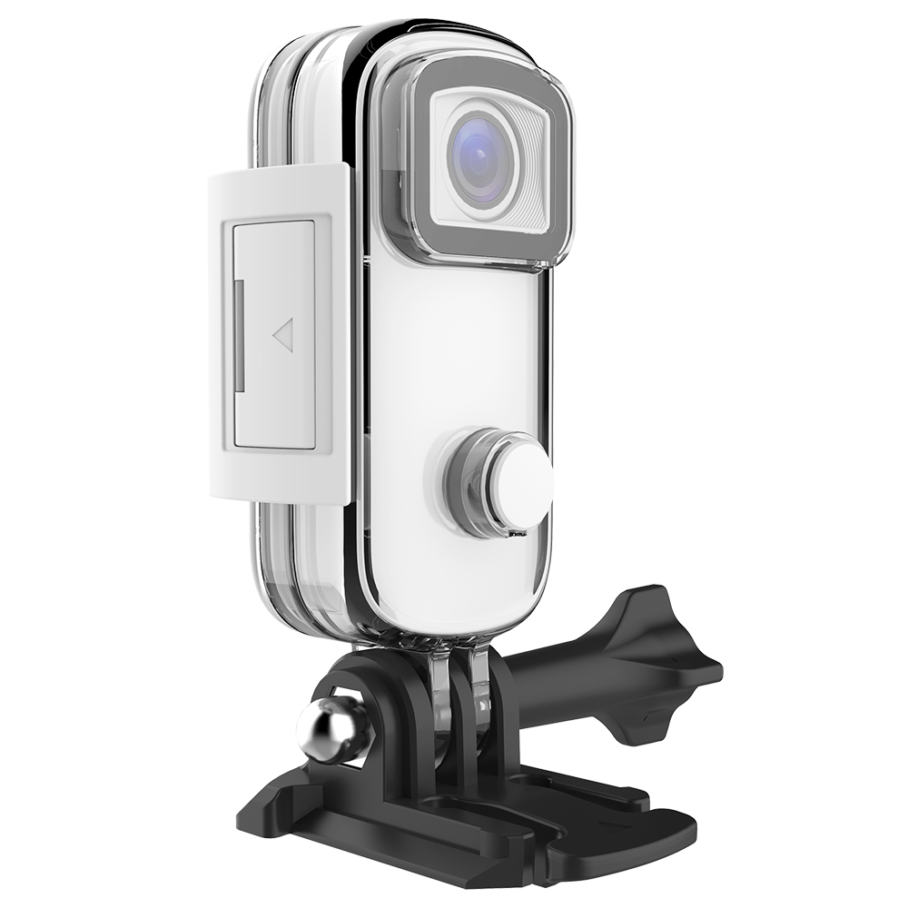 SJCAM C100 Sports & Action Camera, 1080P/30FPS, 30M Water-resistant, 2.4GHz WiFi - White