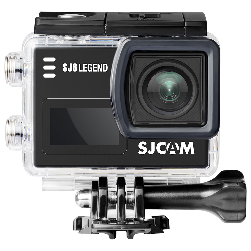 SJCAM SJ6 Legend Sports & Action Camera 4K / 24FPS Wodoodporny, pilot WiFi 2.0 &#XNUMX;&#XNUMX; Ekran dotykowy LCD - czarny