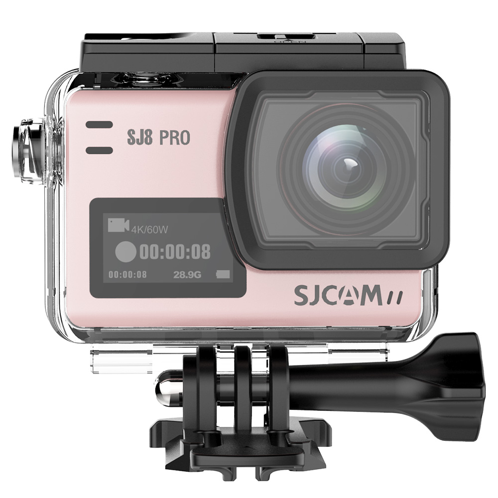 SJCAM SJ8Pro Sports & Action Camera 4K/60FPS Waterproof, WiFi Remote Control Sports DV FPV Camera - Rose Gold