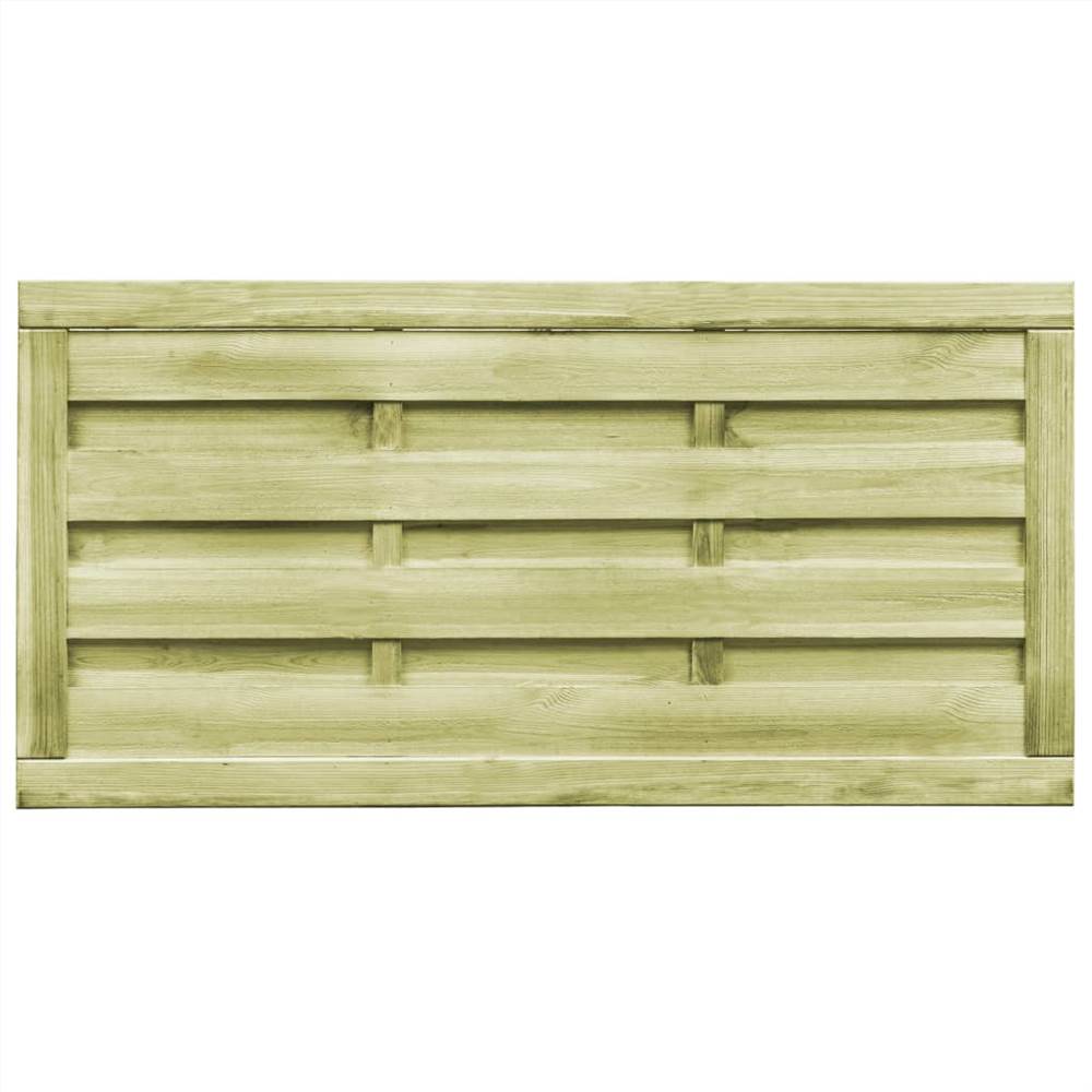 Garden Gates 2 pcs Impregnated Pinewood 150x75 cm Green