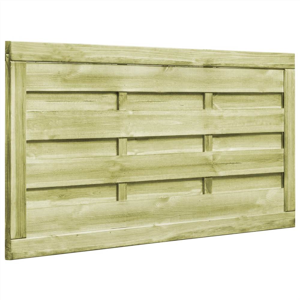 Garden Gates 2 pcs Impregnated Pinewood 150x75 cm Green