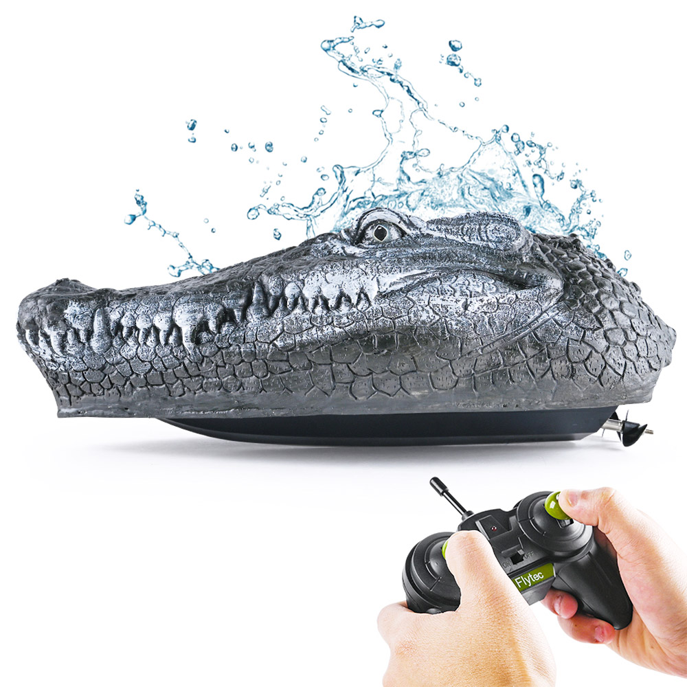 Details about   Flytec V005 Electric Racing RC Boat Simulation-Crocodile Head Remote Water Toys 