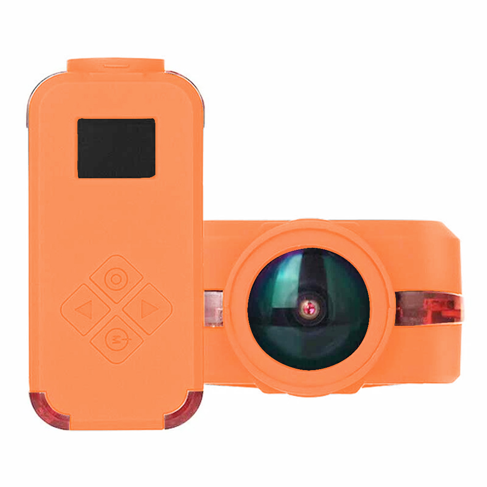 Hawkeye Firefly Q7 120 Degree Wide Angle 1080P 30FPS HD Mini WiFi FPV Action Sport Camera Aerial Camcorder - Orange