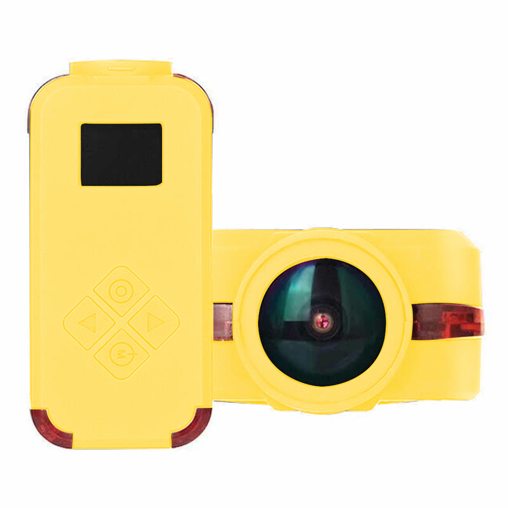 Hawkeye Firefly Q7 120 Degree Wide Angle 1080P 30FPS HD Mini WiFi FPV Action Sport Camera Aerial Camcorder - Yellow