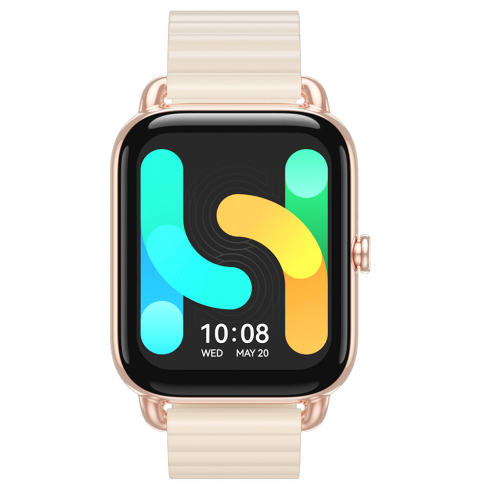 Haylou RS4 Plus Smartwatch 1.78-Inch Retina AMOLED HD Display 105 Sports Mode SpO2 Heart Rate - Gold Magnetic Strap