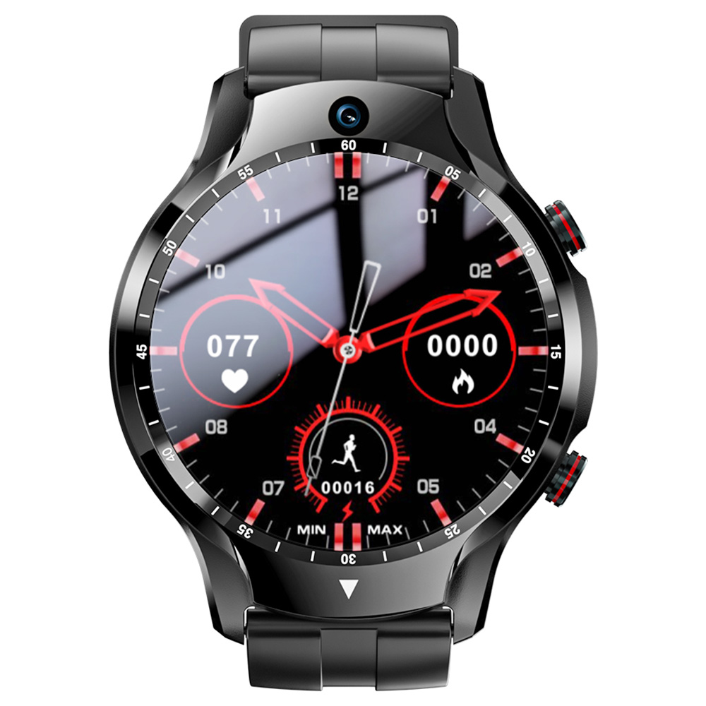LOKMAT APPLLP 5 Smartwatch 4G WiFi LTE Watch with Dual Cameras 1.6 `` TFT Screen RAM 4GB ROM 128GB for Android and iOS