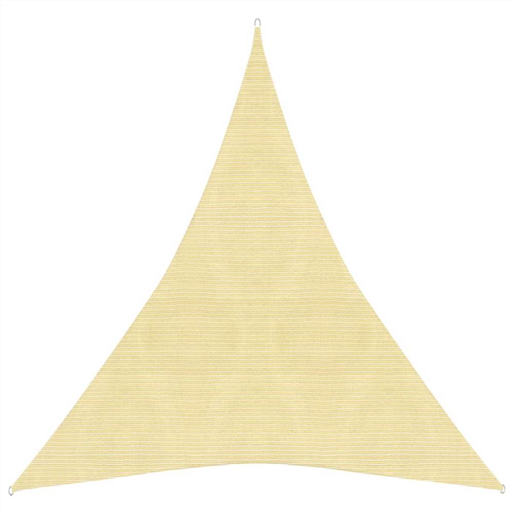 

Sunshade Sail 160 g/m² Beige 3x4x4 m HDPE