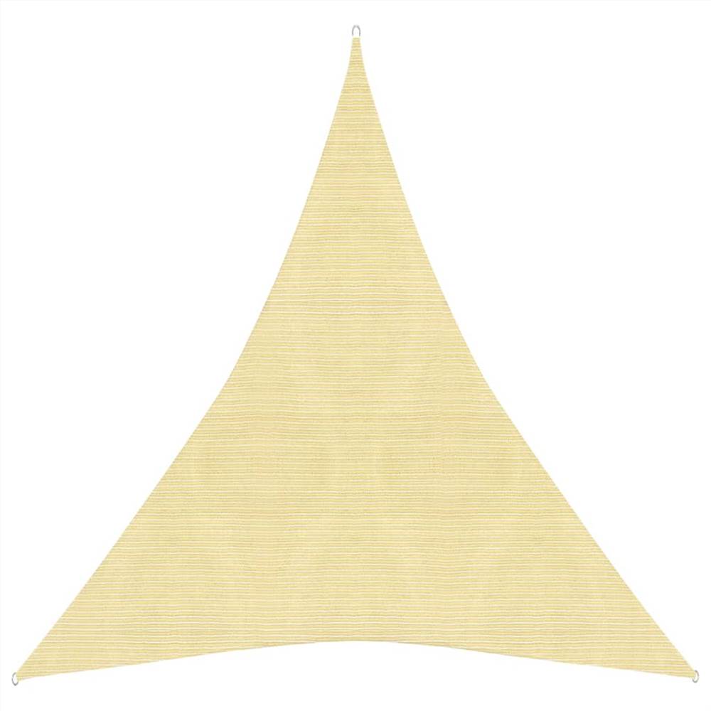 

Sunshade Sail 160 g/m² Beige 4x5x5 m HDPE