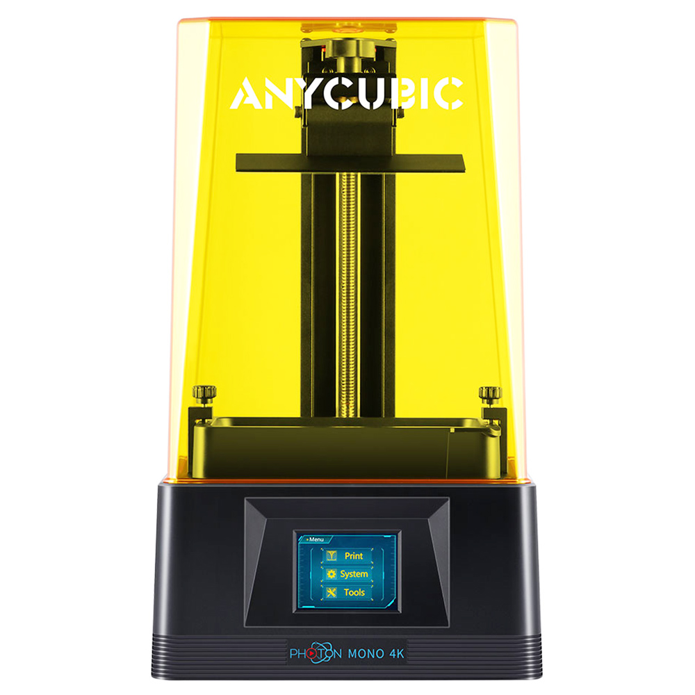 Drukarka Anycubic Photon Mono 4K LCD SLA, 30-100% UV, autorskie oprogramowanie do krojenia, prędkość drukowania maks. 5 cm/h, rozmiar wydruku 132*80*165mm