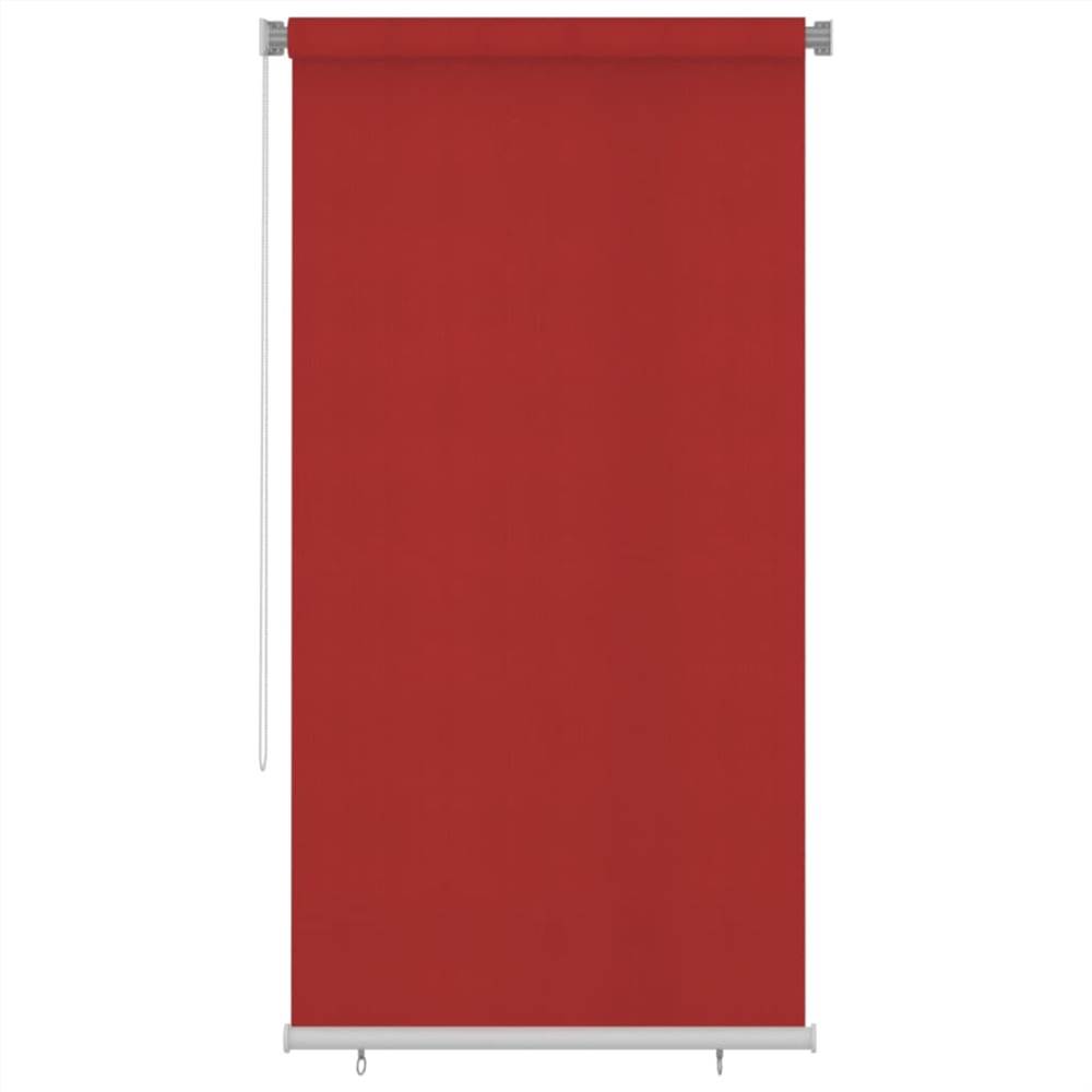 

Outdoor Roller Blind 120x230 cm Red HDPE