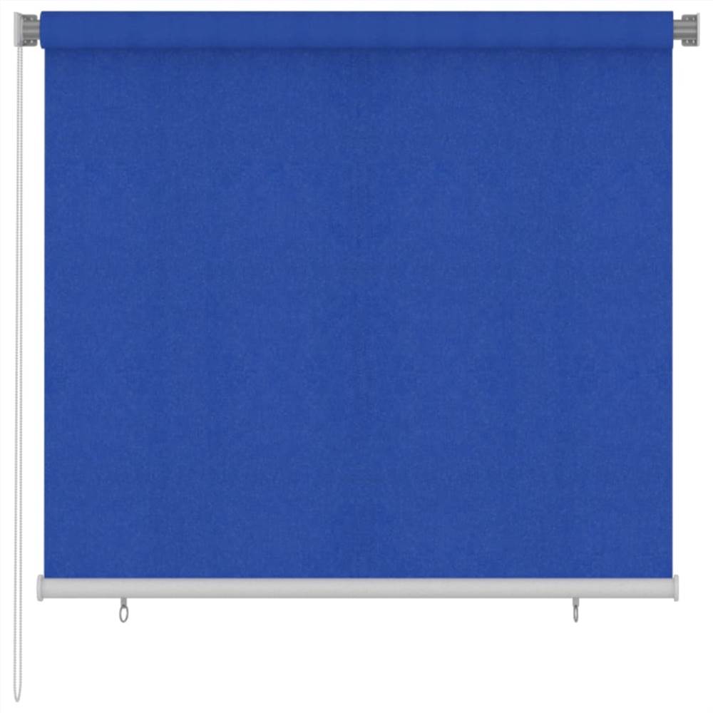 

Outdoor Roller Blind 160 x 140 cm Blue HDPE