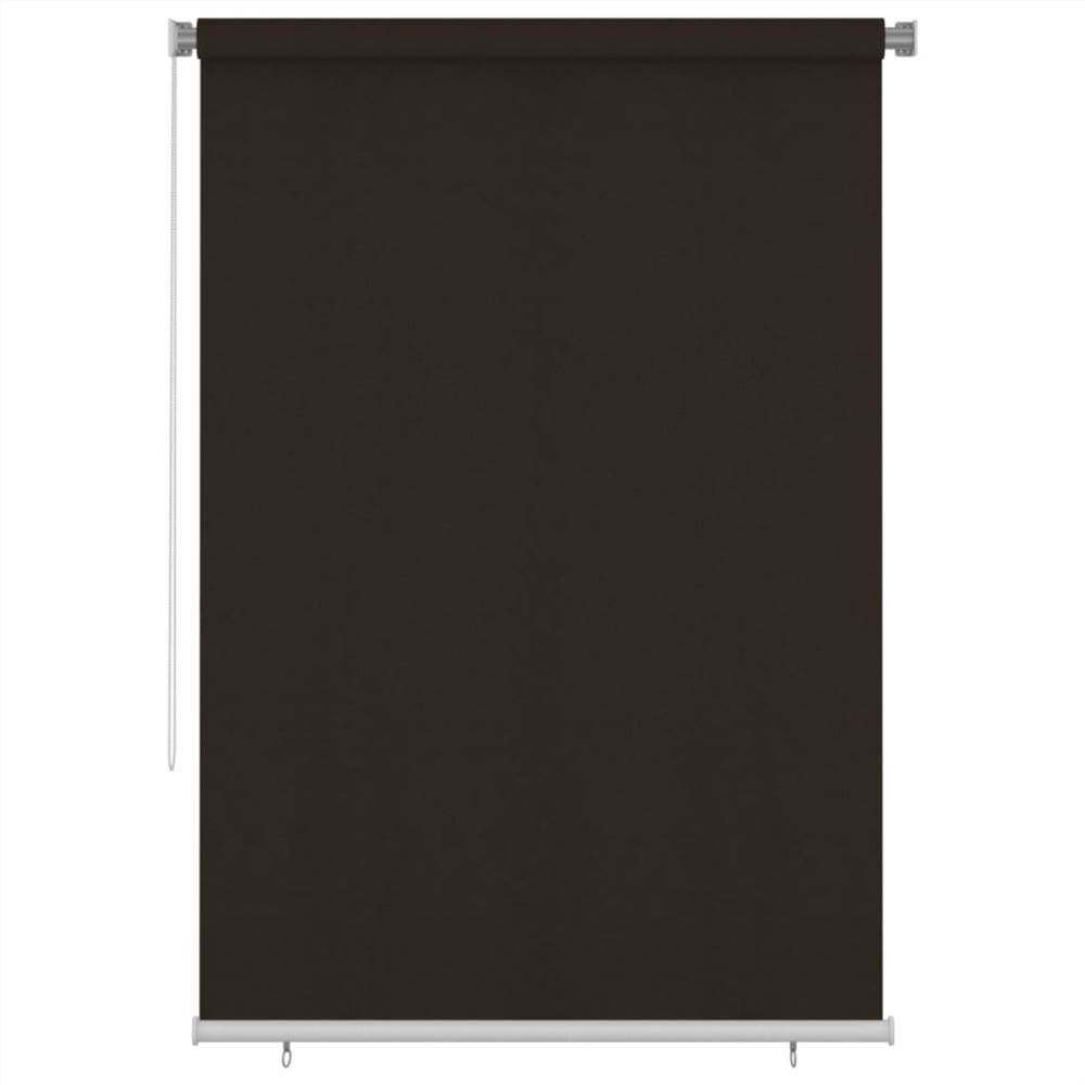 

Outdoor Roller Blind 160x230 cm Brown HDPE