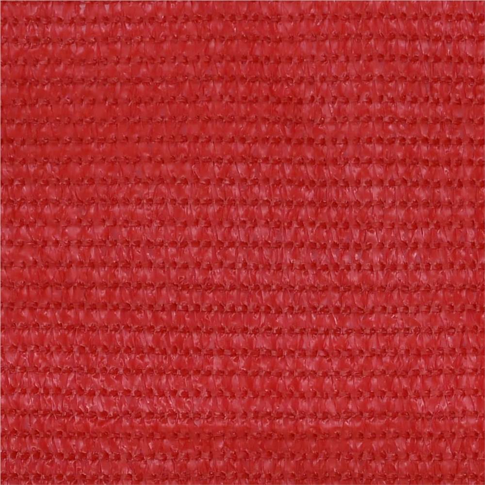 Outdoor Roller Blind 240 x 140 cm Red HDPE