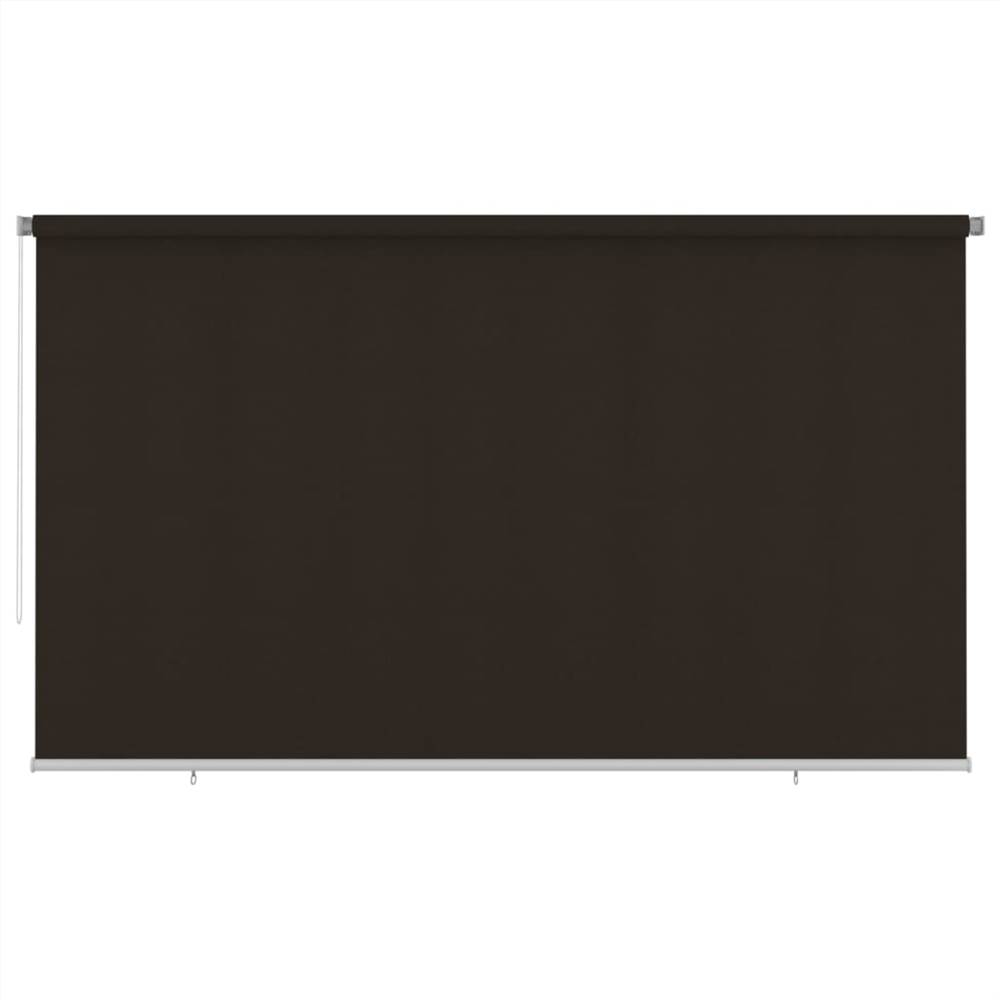 

Outdoor Roller Blind 400x230 cm Brown HDPE