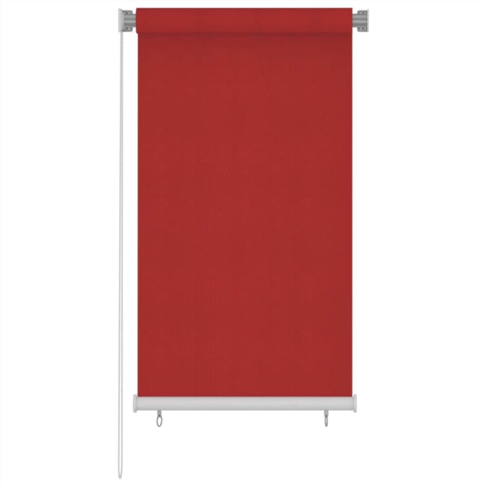 

Outdoor Roller Blind 80x140 cm Red HDPE