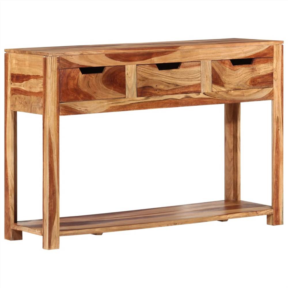 Console Table 110x35x75 cm Solid Wood Acacia