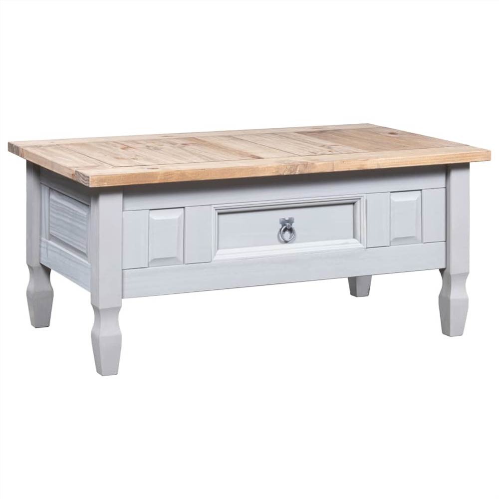 

Coffee Table Mexican Pine Corona Range Grey 100x60x45 cm