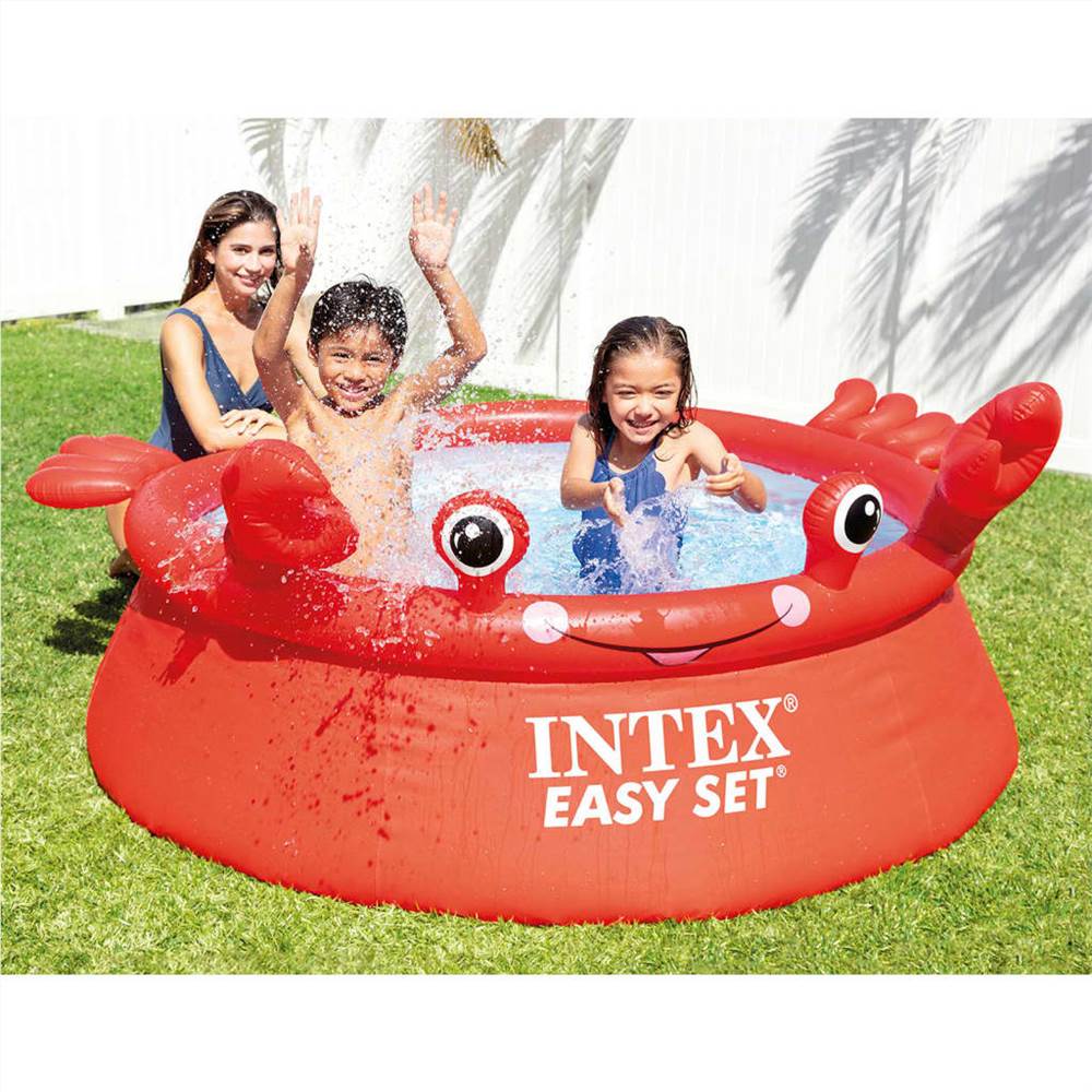 INTEX Happy Crab Inflatable Pool Easy Set 183x51 cm
