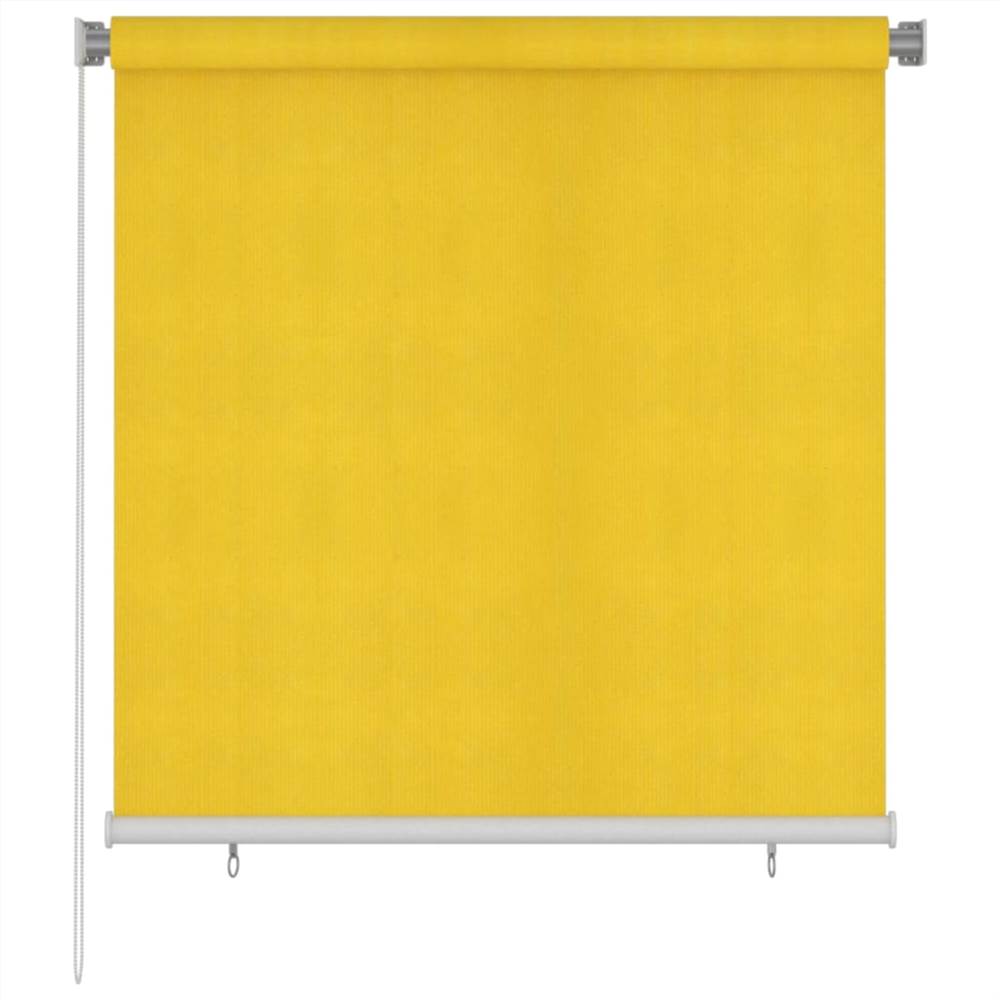 Tenda a rullo per esterno 140x140 cm HDPE giallo