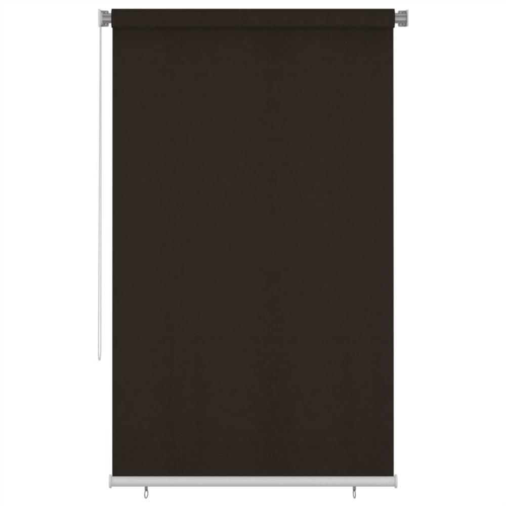 

Outdoor Roller Blind 140x230 cm Brown HDPE